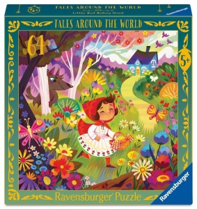 PUZZLE DLA DZIECI: CZERWONY KAPTUREK 64EL