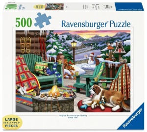 PUZZLE 2D: ZIMOWY KLIMAT 500EL, RAVENSBURGER