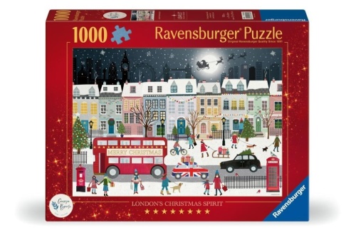 Puzzle 2D: Święta w Londynie 1000el, Ravensburger