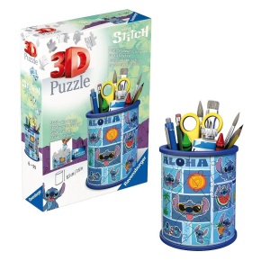 PUZZLE 3D: PRZYBORNIK DISNEY STITCH, RAVENSBURGER