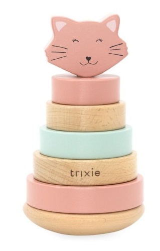 Piramida drewniana Kot, Trixie Baby