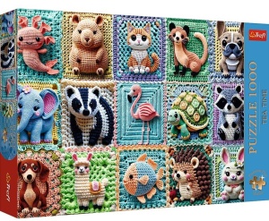 PUZZLE 1000 SZYDEŁKOWE ZWIERZĄTKA TREFL, TREFL