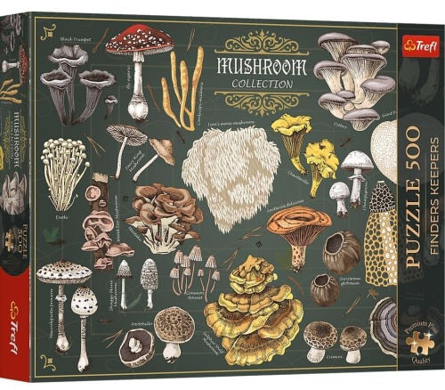 Puzzle 500 Finders Keepers: Grzyby TREFL, Trefl