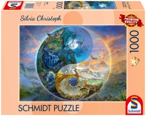 PUZZLE PQ 1000 WSZĘDZIE GÓRY, SCHMIDT