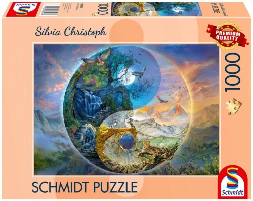 Puzzle PQ 1000 Wszędzie góry, Schmidt