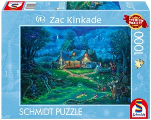 PUZZLE PQ 1000 NAWIEDZONY DOM, SCHMIDT