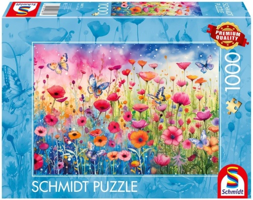 Puzzle PQ 1000 Makowe pole, Schmidt