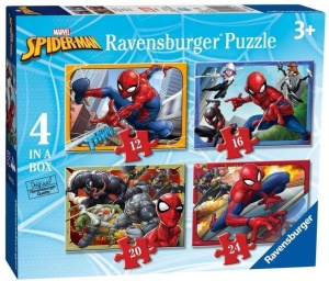 PUZZLE 4W1 SPIDER-MAN, RAVENSBURGER