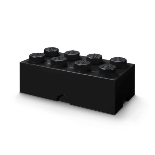 LEGO(R) pojemnik klocek ósemka czarny, NHG