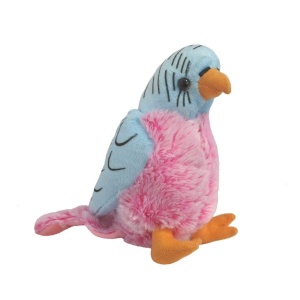 PAPUGA NIEBIESKO-RÓŻOWA 17CM, BEPPE