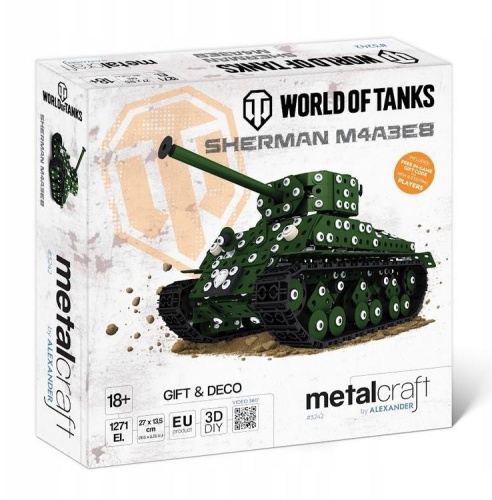 Metalcraft wot czołg sherman M4A3E8, Alexander