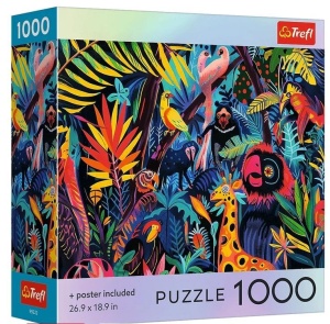 PUZZLE 1000 USA COLLECTION: IN THE JUNGLE TREFL