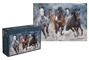 PUZZLE 1000 WILD HORSES 3, INTERDRUK