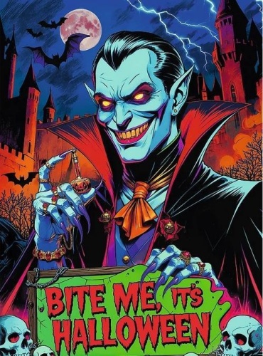 Puzzle 1000 Hall of Horror Wampir TREFL, Trefl