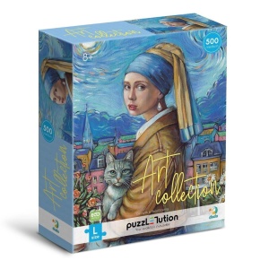 PUZZLE EASY-L 500 DZIEWCZYNA Z PERŁĄ, DODO