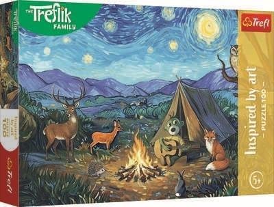 Puzzle 100 Przy ognisku TREFL, Trefl