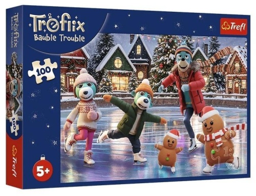 Puzzle 100 Bert w bombkach TREFL, Trefl