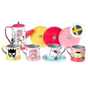 ZESTAW DO SERWOWANIA HERBATY HELLO KITTY, MICKI