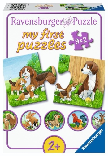 Puzzle 9x2 Farmyard Families, Ravensburger