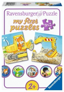 PUZZLE 9X2 ANIMAL CONSTRUCTION, RAVENSBURGER