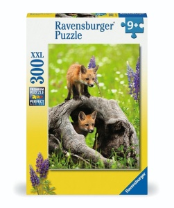 PUZZLE 300 CURIOUS FOXES, RAVENSBURGER