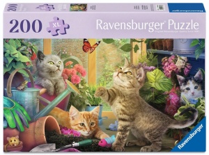 PUZZLE 200 CHEEKY CATS, RAVENSBURGER