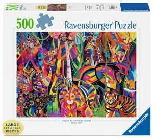 PUZZLE 500 JEWELED JUNGLE, RAVENSBURGER