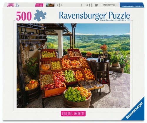 Puzzle 500 Fruit Market, Croatia, Ravensburger