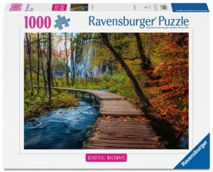PUZZLE 1000 AUTUMNAL WOODEN TRAIL, RAVENSBURGER