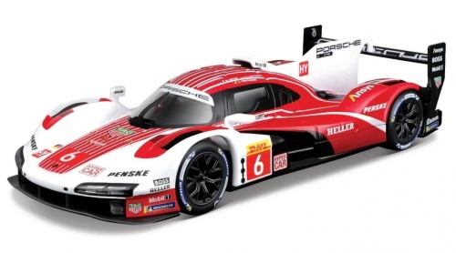 Race - Porsche 963 #6 White/Red (12), BBurago