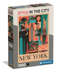 PUZZLE 1000 NEW YORK, CLEMENTONI