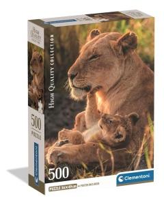 PUZZLE 500 FELINE LOVE, CLEMENTONI