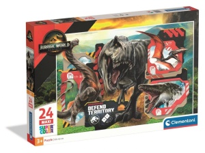 PUZZLE 24 JURASSIC WORLD, CLEMENTONI