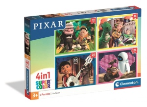 PUZZLE 4W1 PIXAR, CLEMENTONI