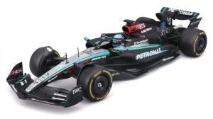 FORMULA WITH HELMET & PLASTIC STAND MERCEDES-AMG