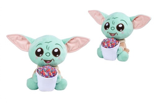 Disney Grogu z popcornem 25cm, Simba