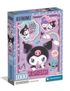 PUZZLE 1000 KUROMI, CLEMENTONI