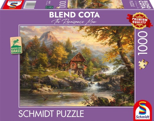 Puzzle 1000 Blend Cota Dom na lato, Schmidt