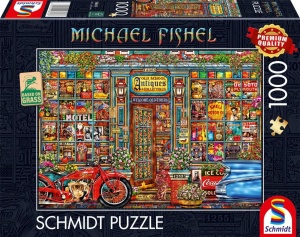 PUZZLE 1000 MICHAEL FISHEL SKARBY MINIONEJ EPOKI