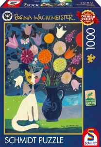 PUZZLE EL. ROSINA WACHTMEISTER BIAŁY KOT, SCHMIDT
