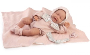 LALKA HISZPAŃSKA LUNA Z KOCYKIEM 34CM