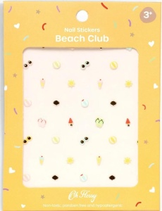 NAKLEJKI NA PAZNOKCIE DLA DZIECI BEACH CLUB