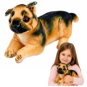 OWCZAREK NIEMIECKI PLUSZOWY 25CM, LEANTOYS