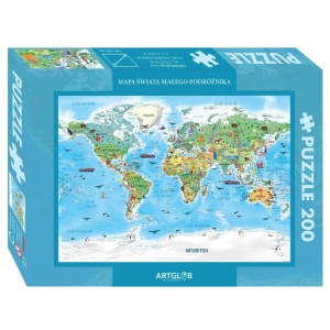 PUZZLE 200 - ŚWIAT MAŁEGO PODRÓŻNIKA, ARTGLOB