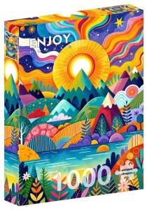 PUZZLE 1000 URZEKAJĄCY HORYZONT, ENJOY