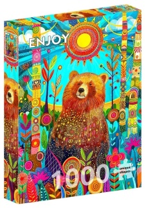PUZZLE 1000 KONIEC ZIMOWEGO SNU, ENJOY