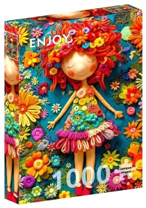 PUZZLE 1000 KOLOROWA LALKA, ENJOY