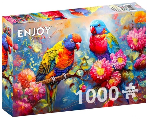 Puzzle 1000 el. Tropikalni towarzysze, Enjoy