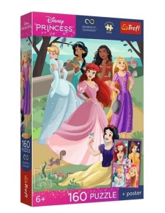PUZZLE 160 DISNEY CZARUJĄCE PRZYJĘCIE+PLAKAT TREFL