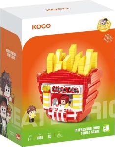KLOCKI KOCO BAR Z FRYTKAMI 853EL, PRO KIDS